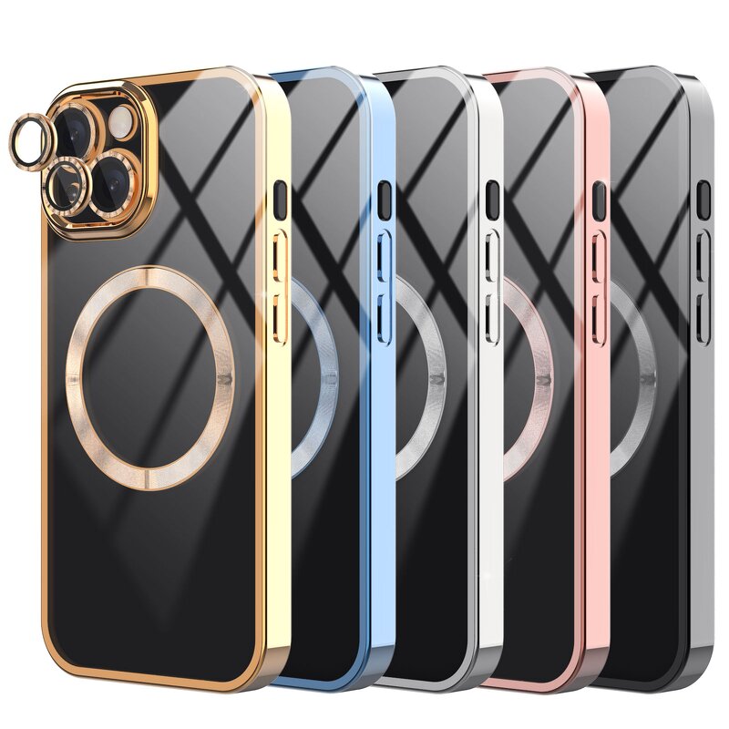 iPhone Case Manufacturer - OEM Magnetic Electroplate Shell for iPhone 14 15