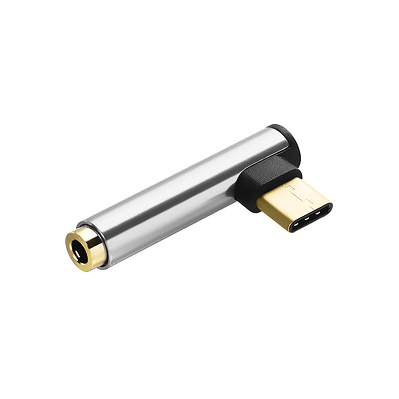 Audio Adapter Factory - USB C to 3.5Mm Elbow Jack Adapter