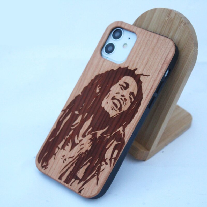 iPhone Case Factory - 3D Laser Wooden Hard Case for iPhone 6 7 8 Plus