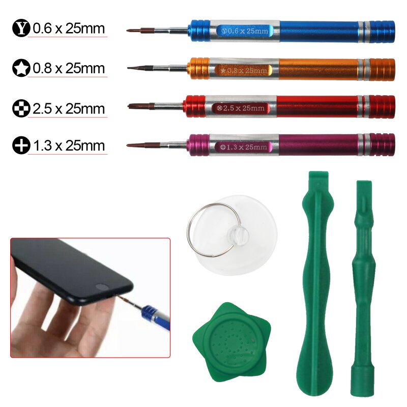 Repair Tools Factory - 8pcs Opening Pry Tools Screwdriver Kit Set