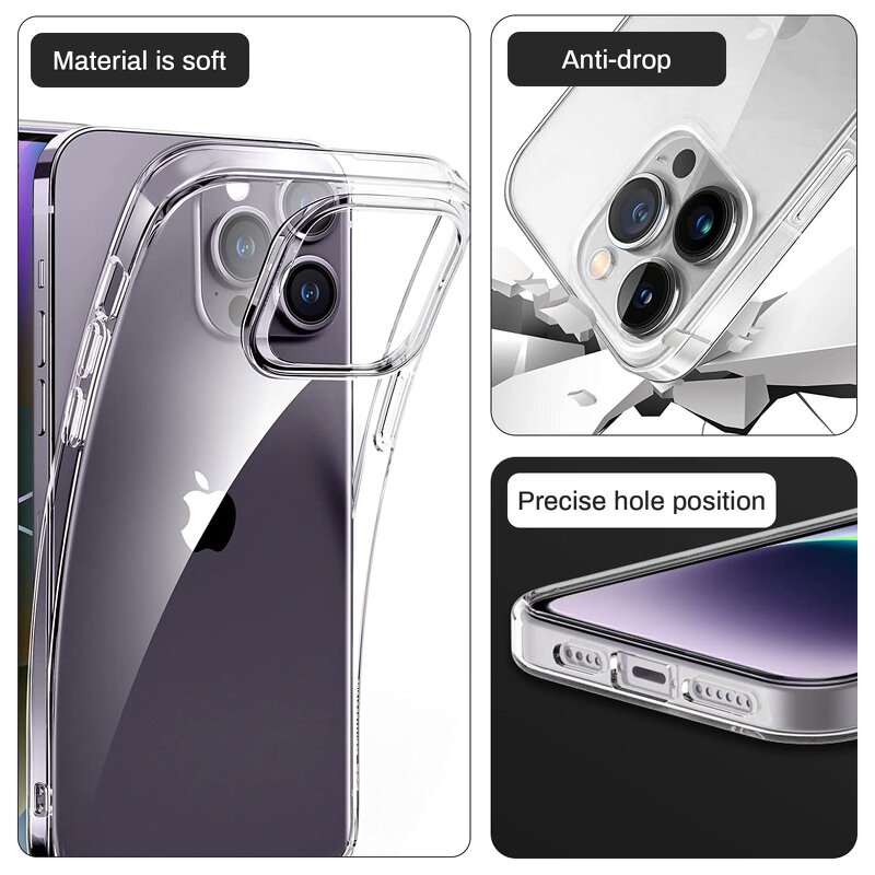 iPhone Case Manufacturer - Clear TPU Protective Case for iPhone 11 12 13 Series