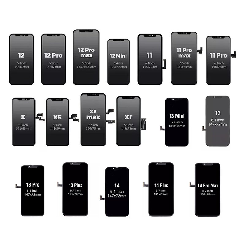 Phone LCD Manufacturer - RJ Incell Display Replacement for iPhone X 11 12