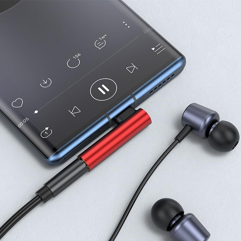 Audio Adapter Factory - USB C to 3.5Mm Elbow Jack Adapter