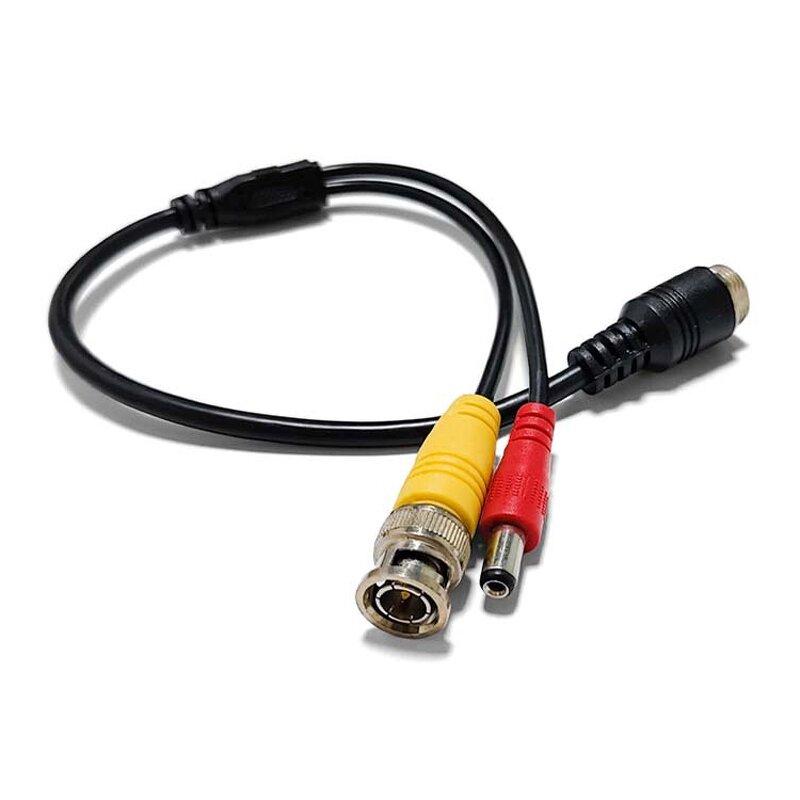 CCTV Adapter Manufacturer - M12 4Pin to BNC DC RCA Female Adapter Cable