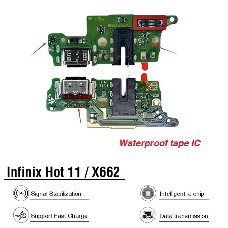 Charging Flex Cable Manufacturer - OEM Board for Infinix Hot 11