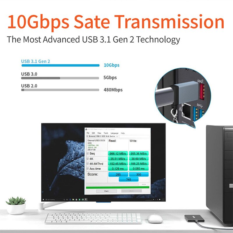 USB Adapter Supplier - Type C to USB 3.0 Converter with Rope