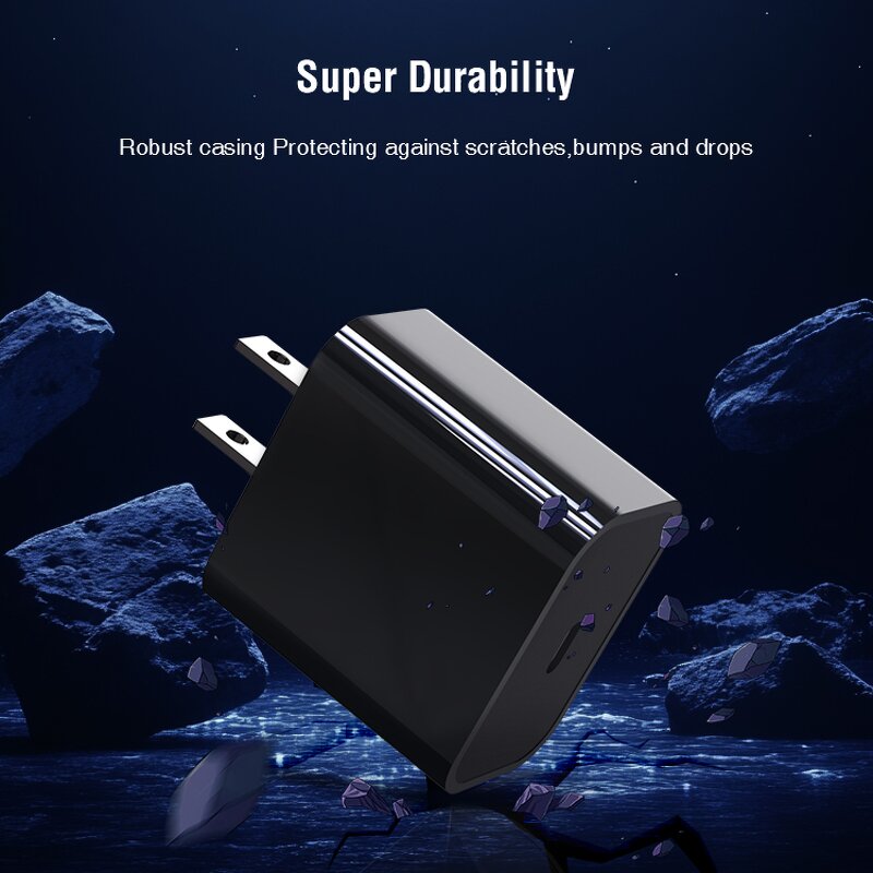 Charger Supplier - 25W QC3.0 USB-C Wall PD Fast Travel Adapter
