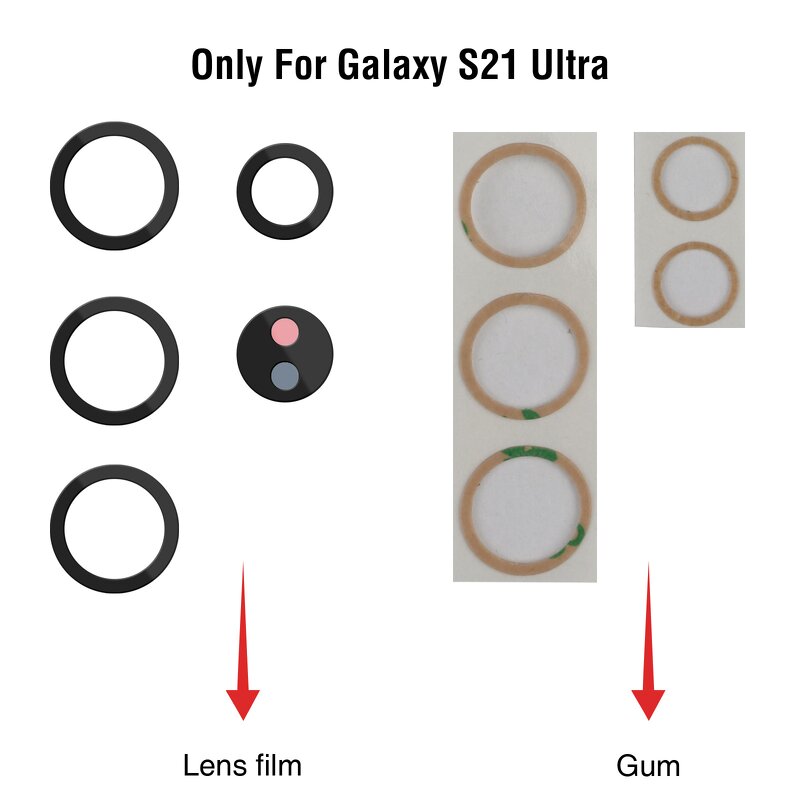 Camera Lens Manufacturer - Back Camera Glass Lens Cover Ring for Samsung