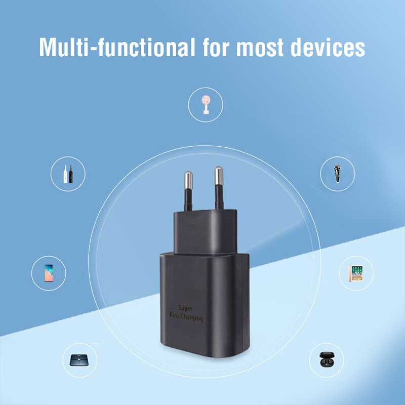 Charger Supplier - 25W QC3.0 USB-C Wall PD Fast Travel Adapter