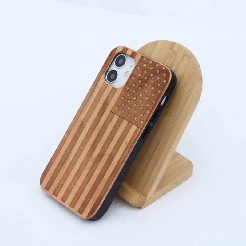 iPhone Case Factory - 3D Laser Wooden Hard Case for iPhone 6 7 8 Plus