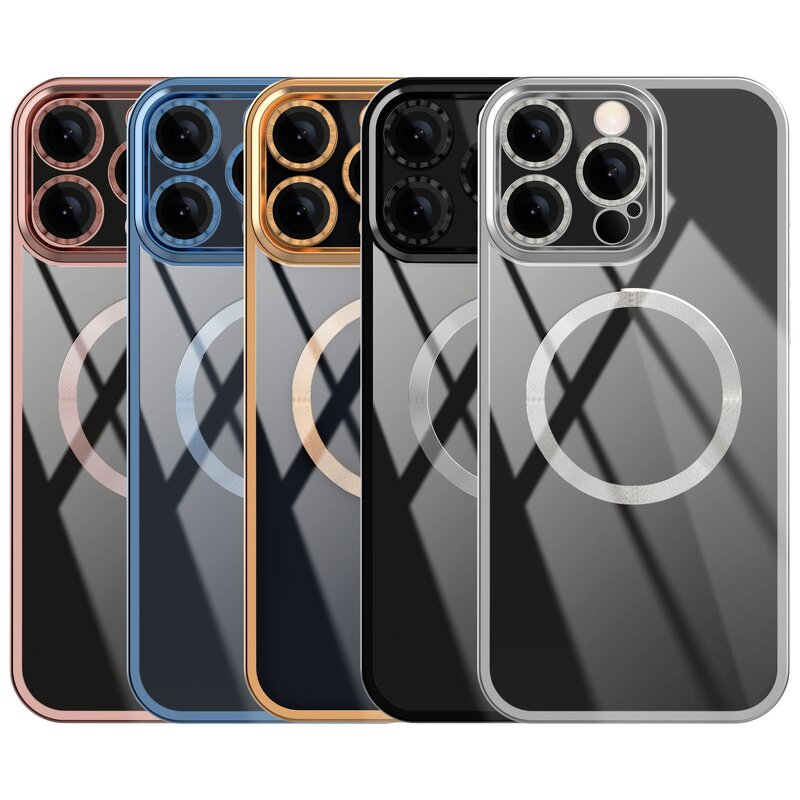 iPhone Case Manufacturer - OEM Magnetic Electroplate Shell for iPhone 14 15