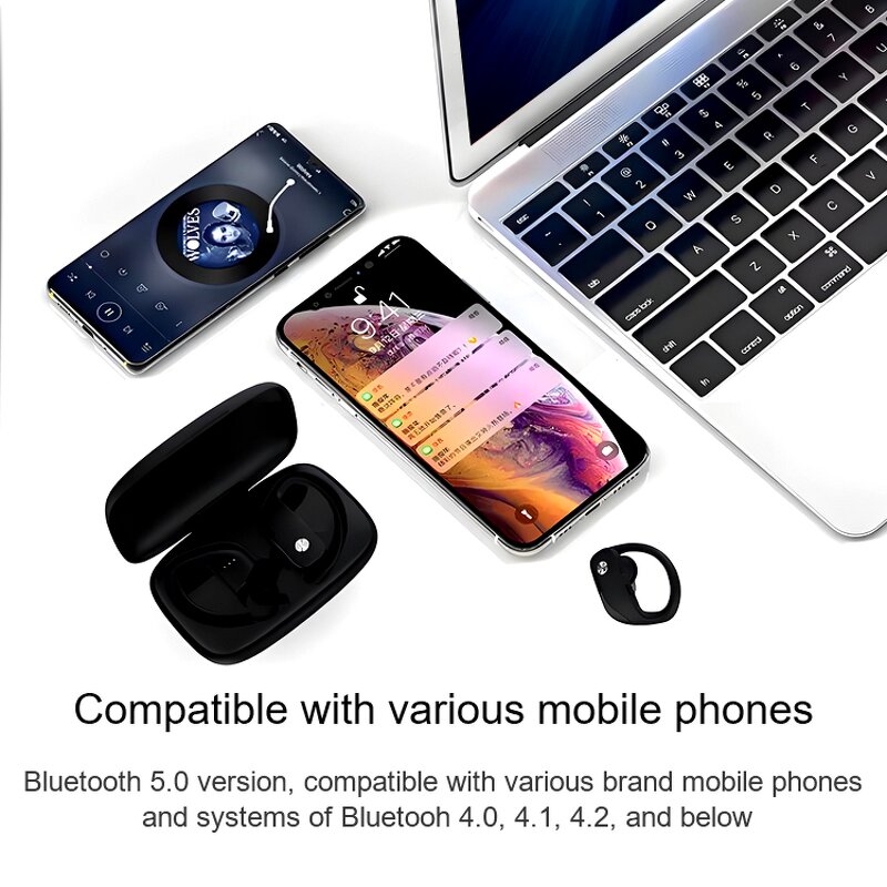 Bluetooth Earphones Supplier - T16 Noise Cancelling Sports Hanging Earbuds