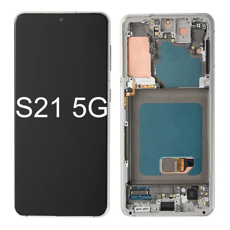 Phone LCD Supplier - OLED Display for Samsung S21 5G with Frame