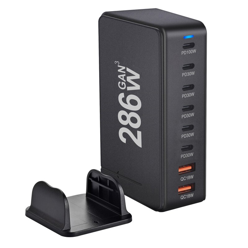 Charger Factory - 286W GaN MultiPort High Power Desktop Fast Charger