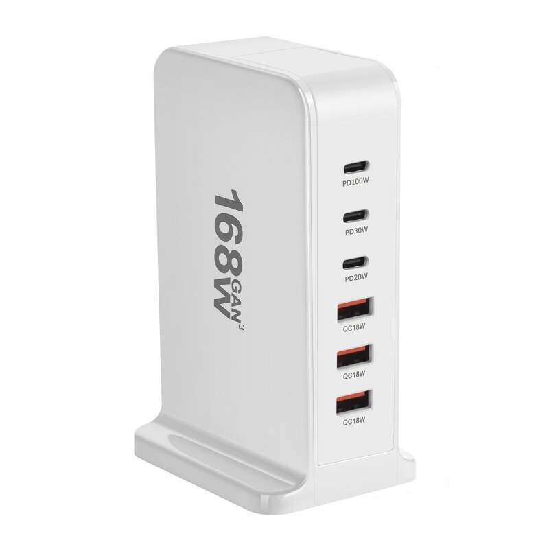 Charger Factory - 168W GaN Portable Desktop Fast Charger for Tablet