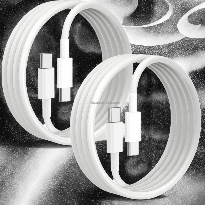 Type C Cable Factory - 1m 1.5m 2m TPE 60W PD Fast Charging Cable