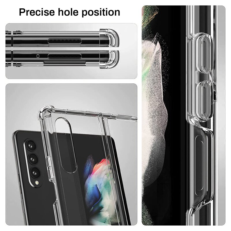 Phone Case Supplier - PC Acrylic Hard Back Shockproof Case for Samsung Z Fold