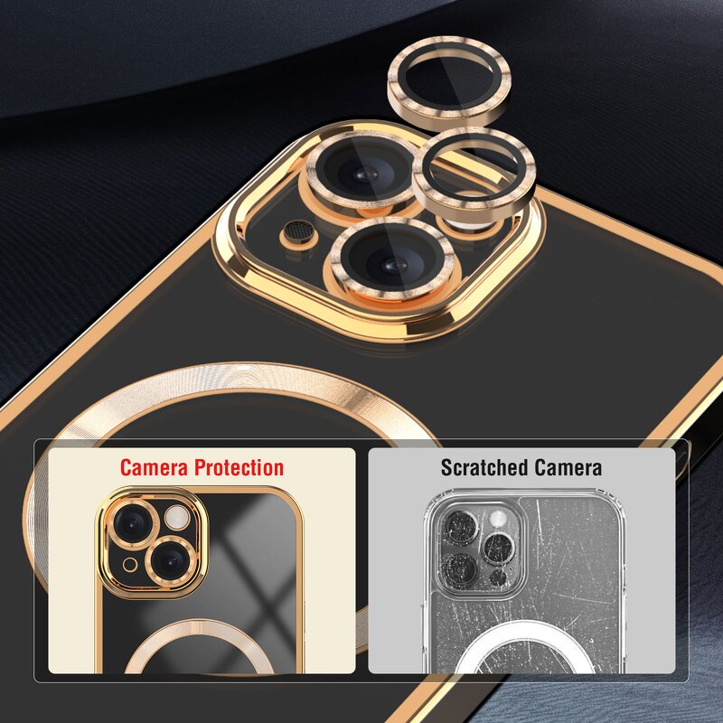 iPhone Case Manufacturer - OEM Magnetic Electroplate Shell for iPhone 14 15