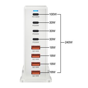 Charger Supplier - 240W GaN MultiPort High Power Fast Charging Adapter