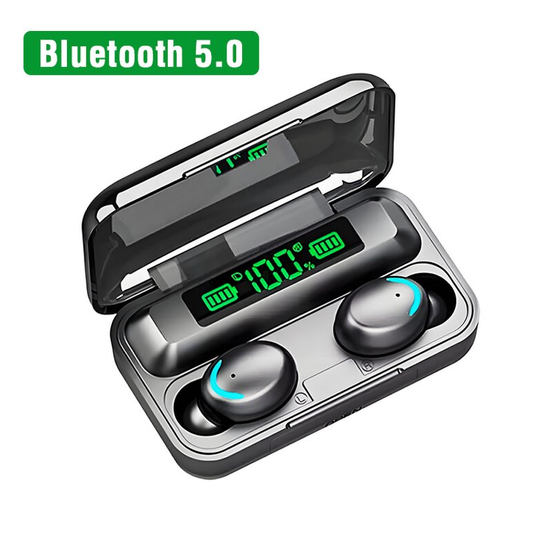 Bluetooth Earphones Supplier - F9 IPX7 Waterproof Noise Cancelling Earbuds