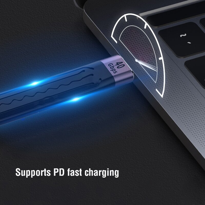 USB Cable Factory - USB 4.0 100W PD 40Gbps Type C to C Fast Cable