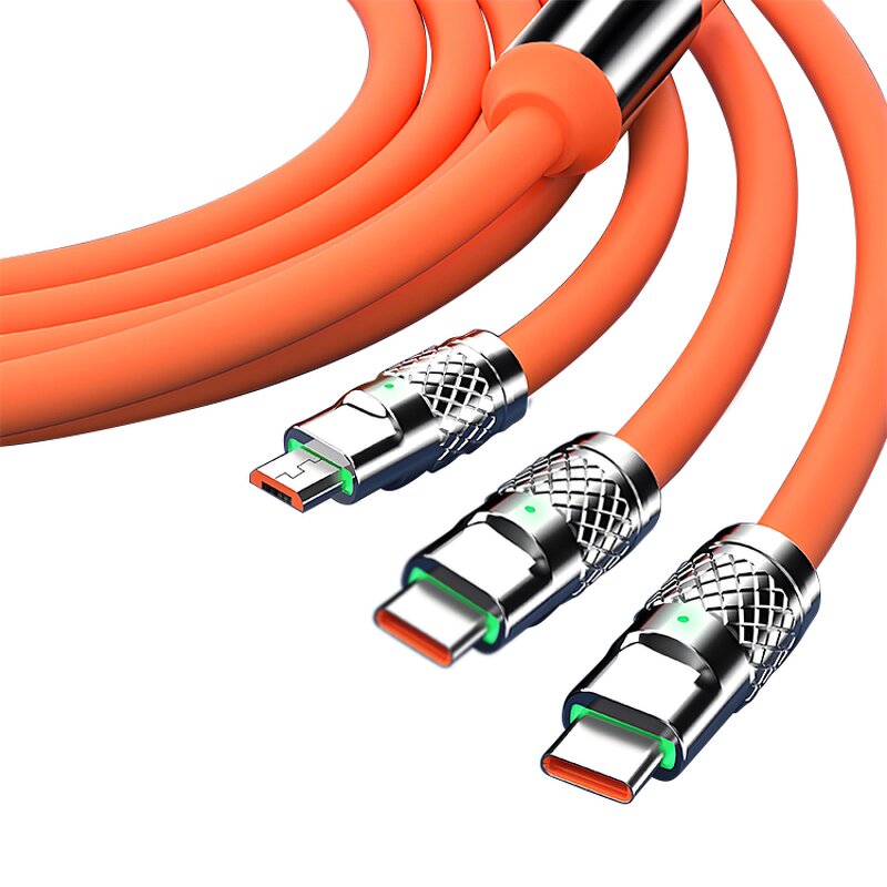 USB Cable Supplier - 120W 4-in-1 Type C to C Fast Charging Cable