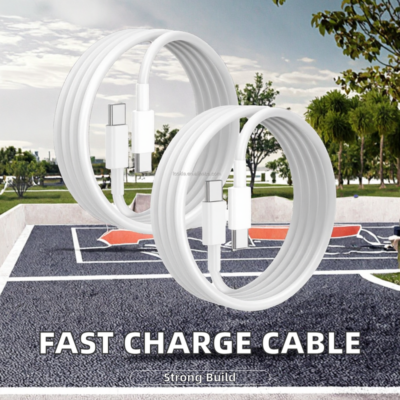 Type C Cable Factory - 1m 1.5m 2m TPE 60W PD Fast Charging Cable