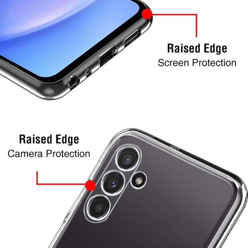 Phone Case Factory - OEM Clear TPU Cover for Samsung A05 A15 A25 Series