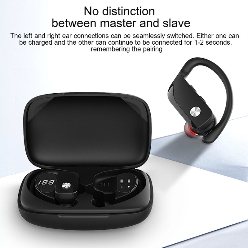 Bluetooth Headphone Factory - Display Earhook Sports Running Headset