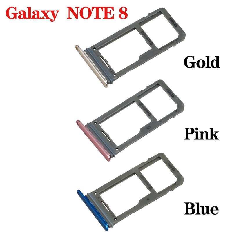 Sim Card Tray Factory - Single Dual Tray Slot for Samsung Galaxy Note 8