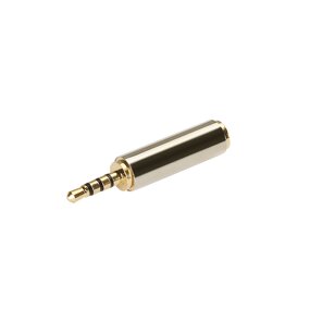 Audio Adapter Factory - 2.5mm Female to 3.5mm Male Stereo Jack Adapter