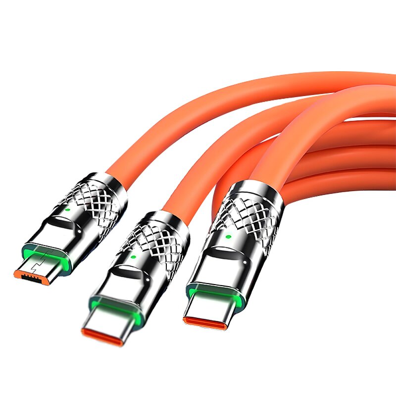 USB Cable Supplier - 120W 4-in-1 Type C to C Fast Charging Cable