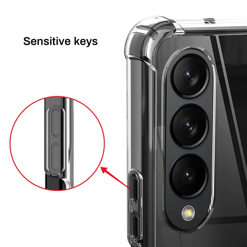 Phone Case Supplier - PC Acrylic Hard Back Shockproof Case for Samsung Z Fold