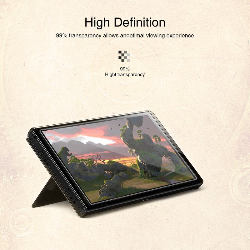 Screen Protector Supplier - 3 Pack 9H 2.5D Tempered Glass for Nintendo Switch