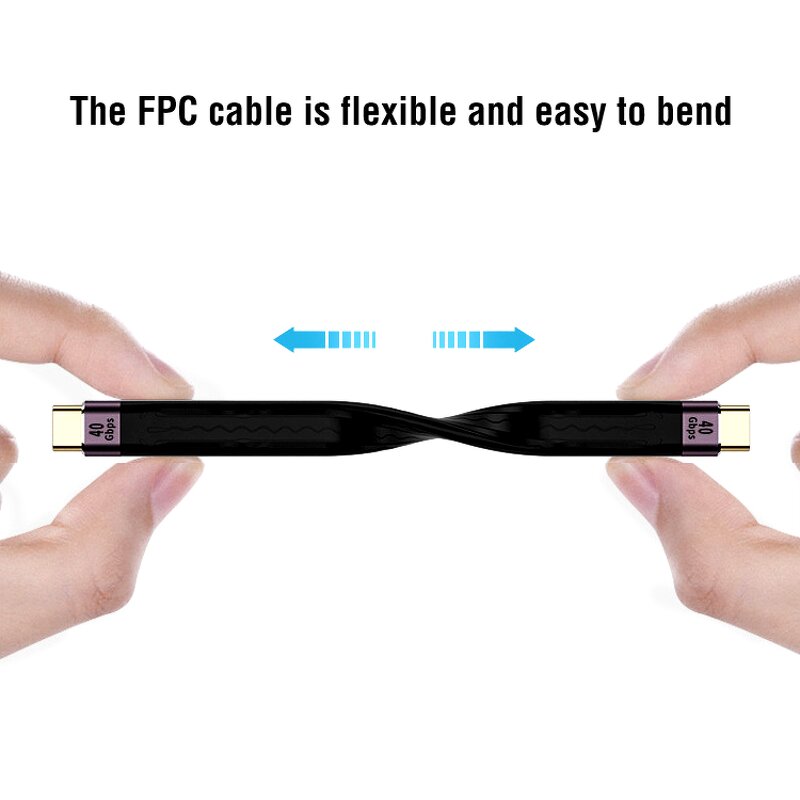 USB Cable Factory - USB 4.0 100W PD 40Gbps Type C to C Fast Cable