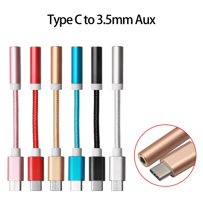 Audio Adapter Manufacturer - Type C to 3.5MM Aux Jack Earphone Adapter