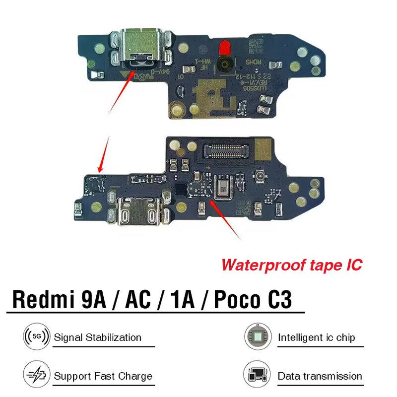 Charging Port Board Factory - Fast Charging Flex for Redmi 9A 9C