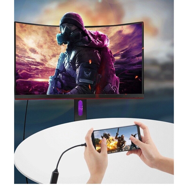 USB Cable Supplier - Type C to HDMI 4K Cable for Laptop Mobile Phone