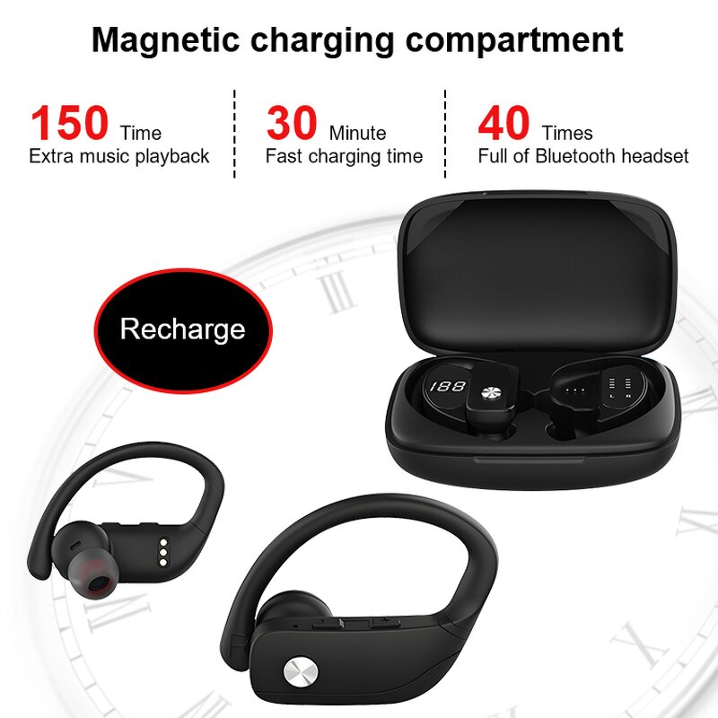 Bluetooth Earphones Factory - T16 Sports Bt Wireless Stereo Earphones