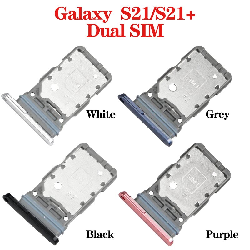 Sim Card Tray Supplier - Single Dual Tray Slot for Samsung Galaxy S21/S21 Plus