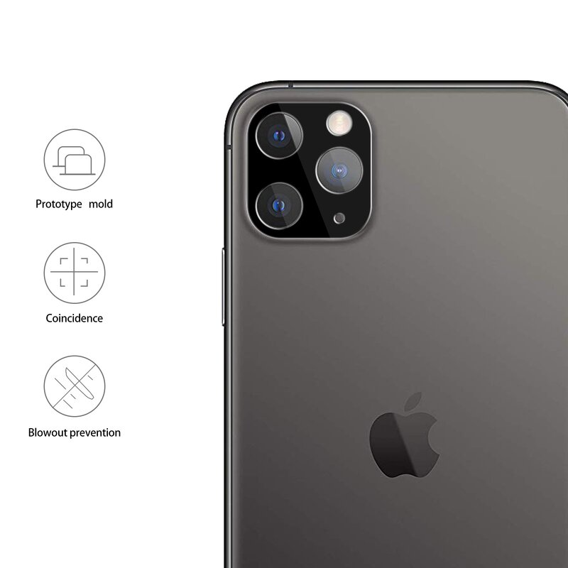 Camera Lens Screen Protector Factory - 2.5D 9H Tempered Glass for iPhone 11 Pro Max