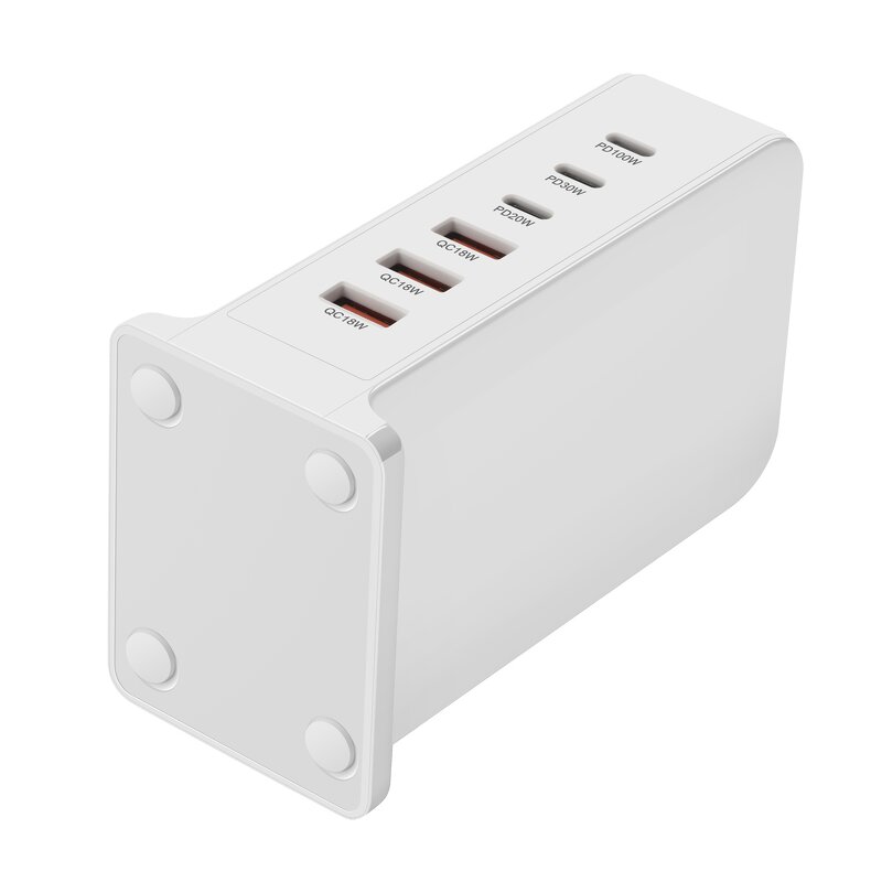 Charger Factory - 168W GaN Portable Desktop Fast Charger 3+3 Port