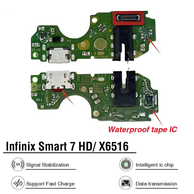 Charging Port Factory - OEM Flex Cable for Infinix Smart 7 HD