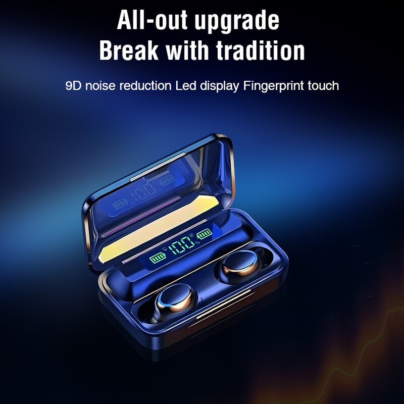 TWS Earphones Supplier - 5.0 Waterproof 9D Stereo Wireless Earbuds