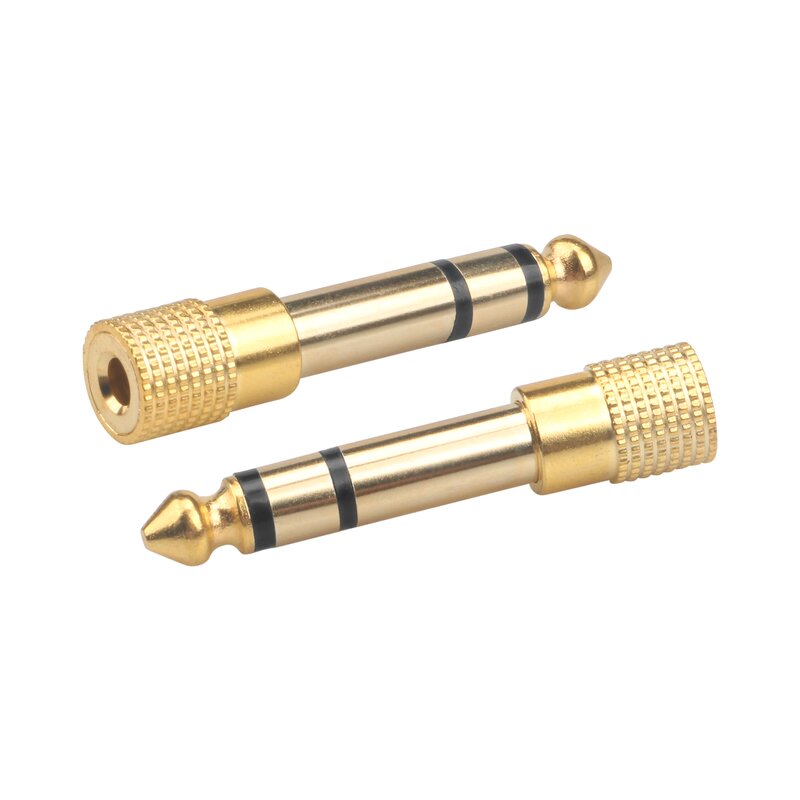 Audio Adapter Manufacturer - 6.35mm to 3.5mm Stereo Headphones Adapter