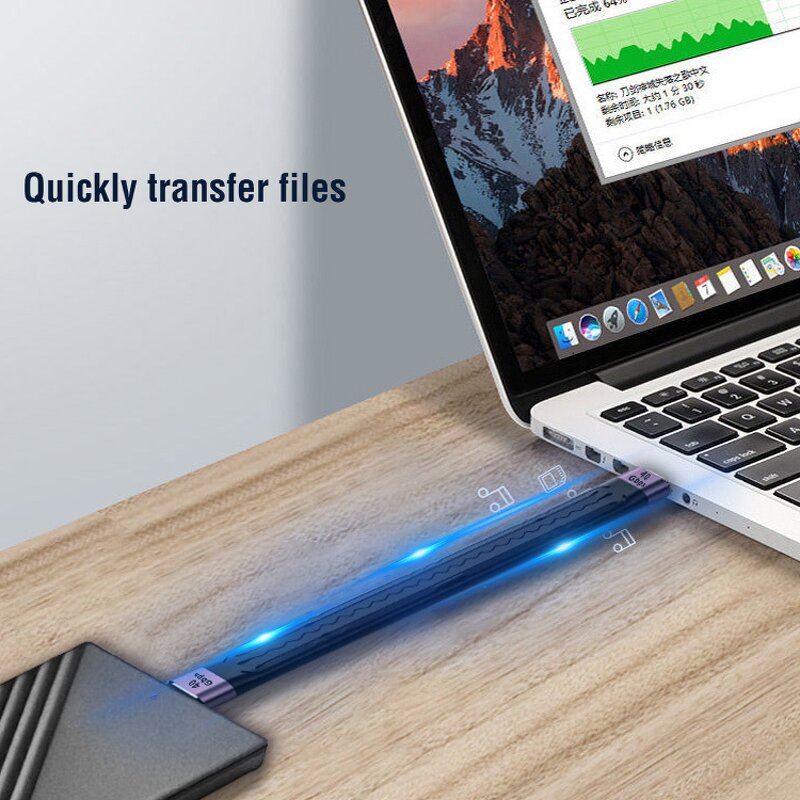 USB Cable Factory - USB 4.0 100W PD 40Gbps Type C to C Fast Cable