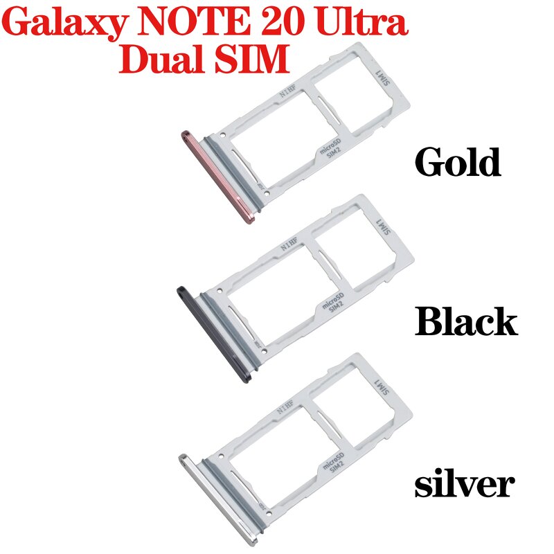 Sim Card Tray Supplier - Single Dual Tray Slot for Samsung Galaxy Note 20 Ultra