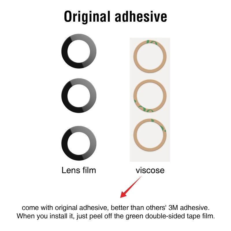 Camera Lens Manufacturer - Back Camera Glass Lens Cover Ring for Samsung