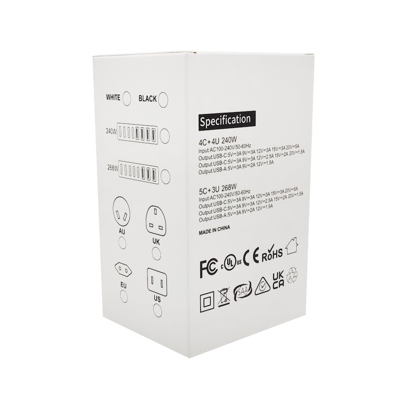 Charger Manufacturer - 268W GaN MultiPort Desktop Universal Fast Charger