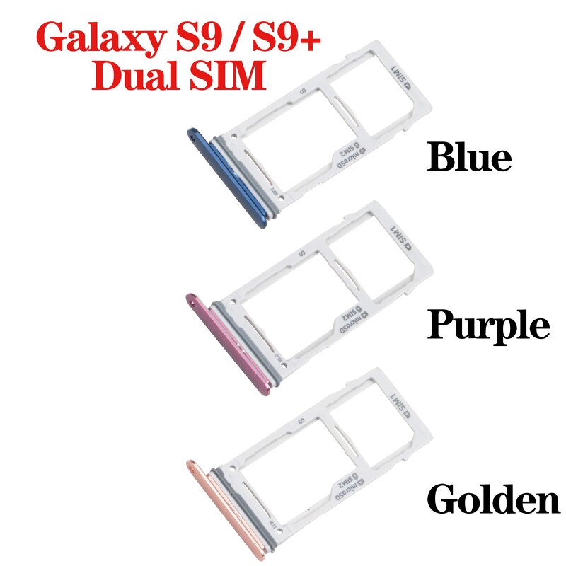 Sim Card Tray Factory - Single Dual Tray Slot for Samsung Galaxy S9